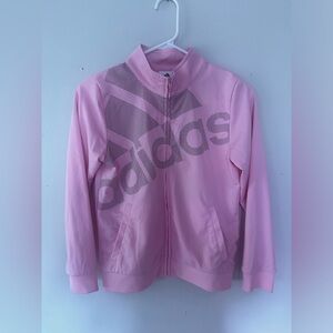 Pink Adidas zip up jacket